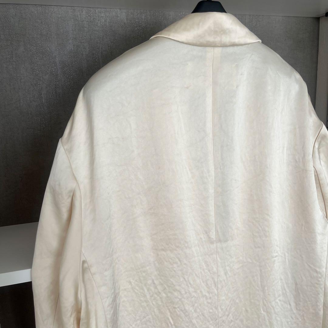 TODAYFUL サテンオーバージャケット　エクリュ　長袖　テーラード　38美品