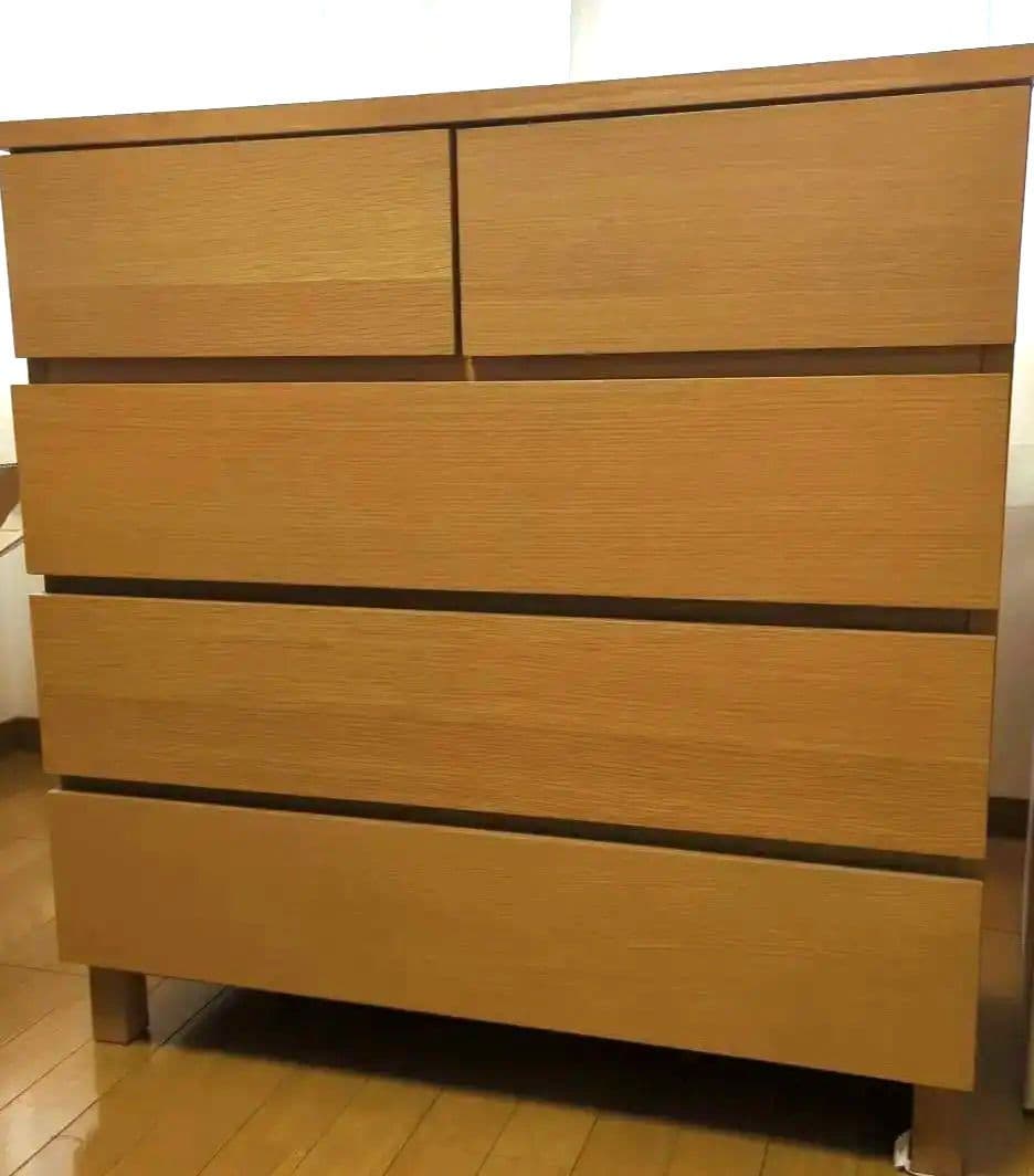 無印良品廃盤4段チェスト(梱包発送頼める便５月7日11時）