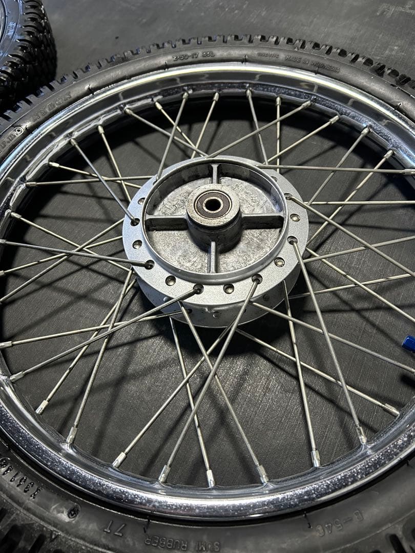 スーパーカブ110 JA07 前後ホイールセット　デカドラム　17インチ