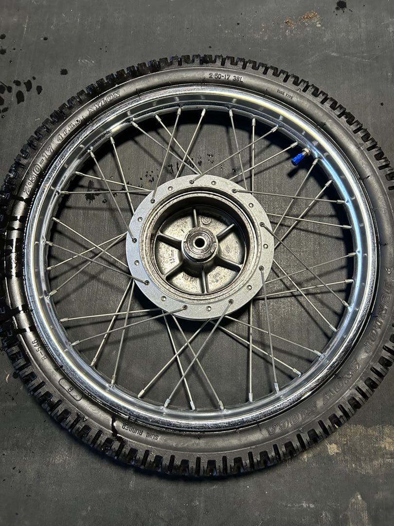 スーパーカブ110 JA07 前後ホイールセット　デカドラム　17インチ