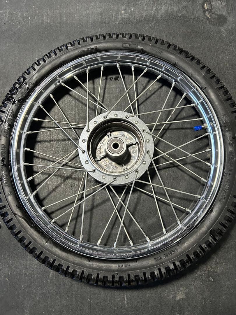 スーパーカブ110 JA07 前後ホイールセット　デカドラム　17インチ