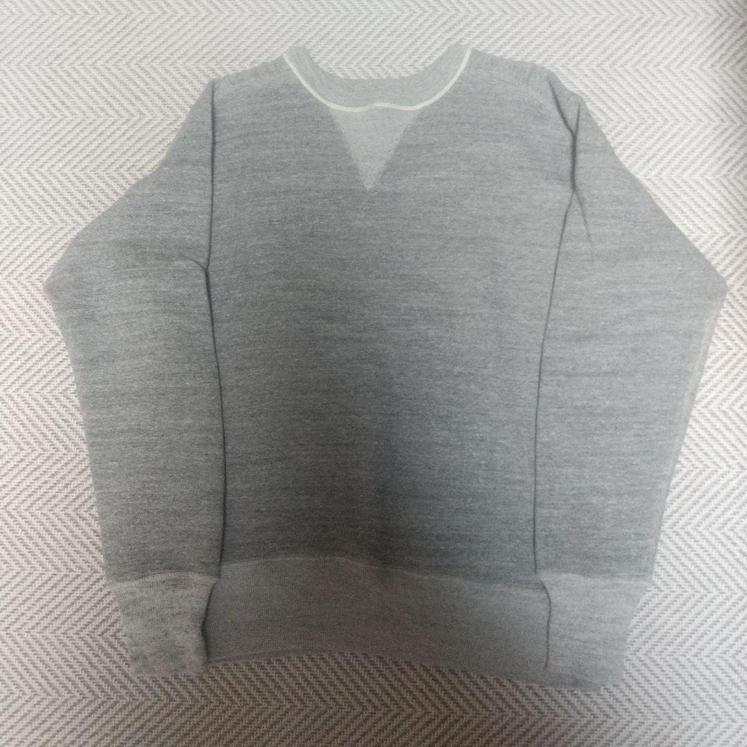 Warehouse グレー クルーネック トレーナー 40 裏起毛 丸胴