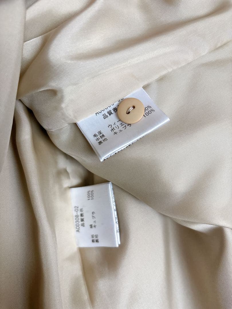 週末限定最終値下げ美品フォクシーベージュ フード付き ファーコート