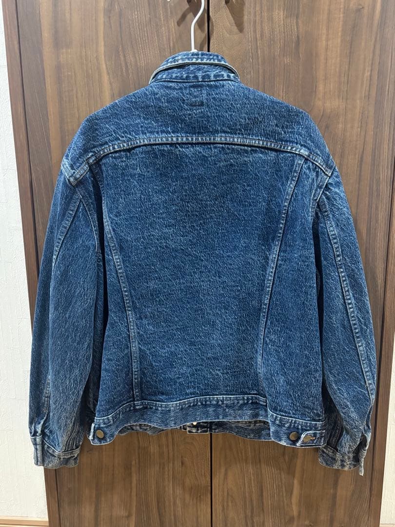 80's Lee リー ケミカルウォッシュ Gジャン デニムジャケット