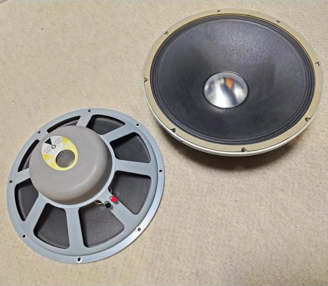 JBL D130　16Ω　38cmフルレンジ　ペア　フィクスドエッジ　英文取説付
