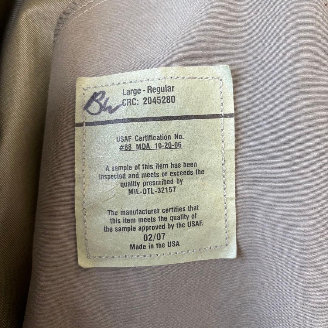 米空軍放出　ミリタリーゴアテックス　APECS タイガーカモ　全天候型パーカーL