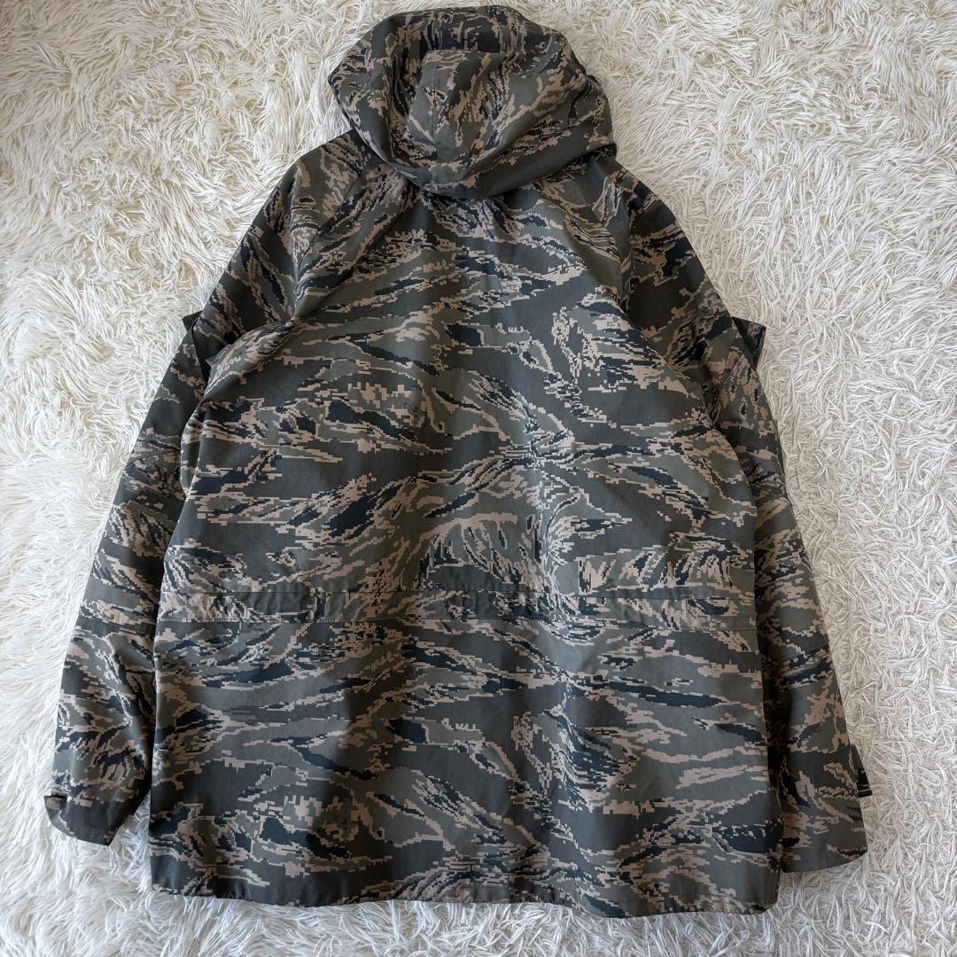 米空軍放出　ミリタリーゴアテックス　APECS タイガーカモ　全天候型パーカーL