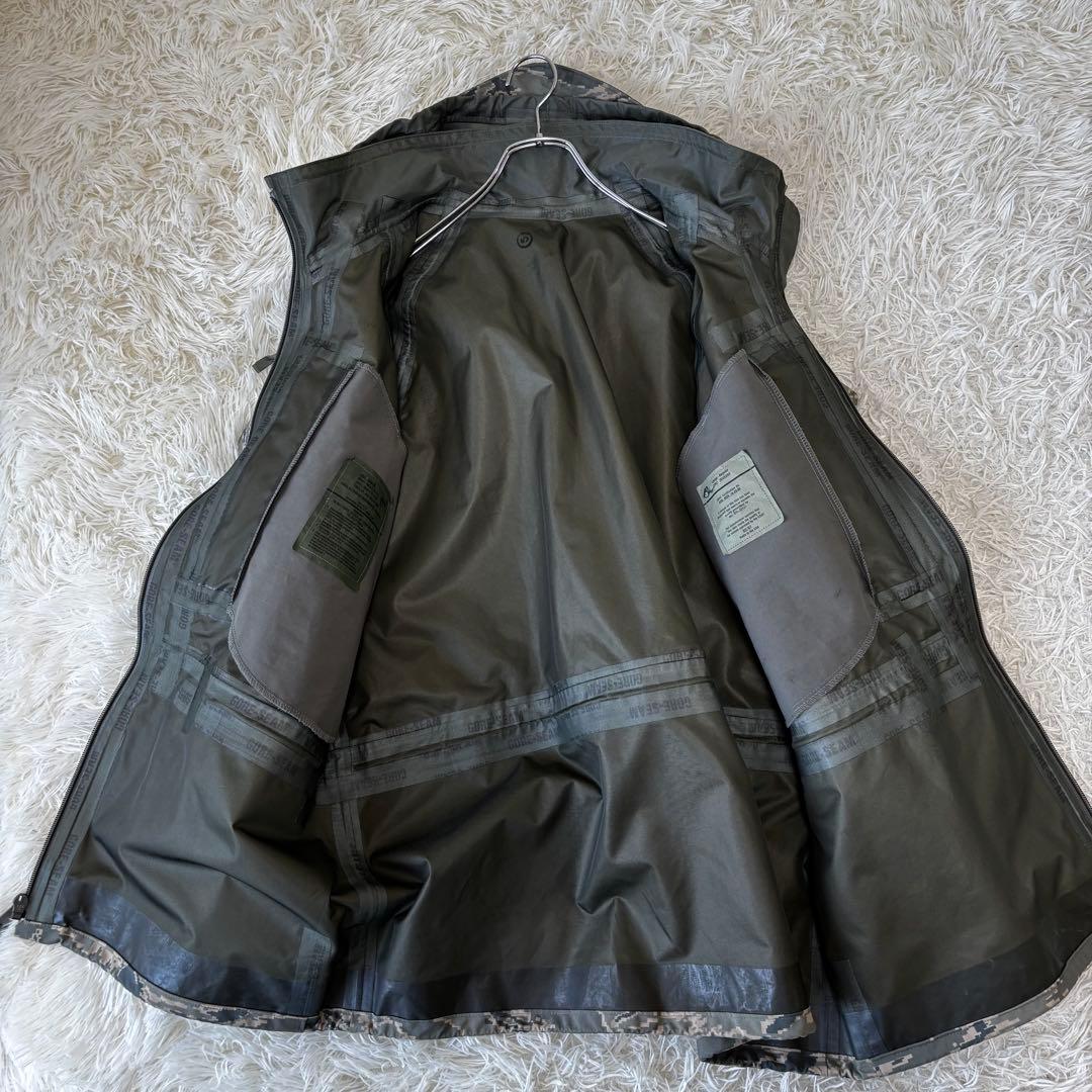 米空軍放出　ミリタリーゴアテックス　APECS タイガーカモ　全天候型パーカーL