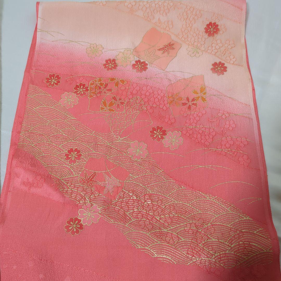 正絹　袷　訪問着　長襦袢付き　６点セット　卒業式　入学式　結婚式 お宮参り