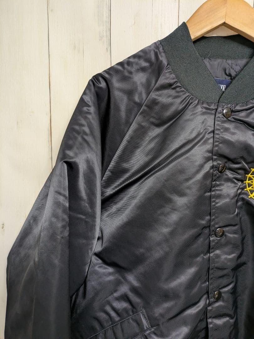 90s USA製 King Louie UAW スタジャン XL ブラック f2