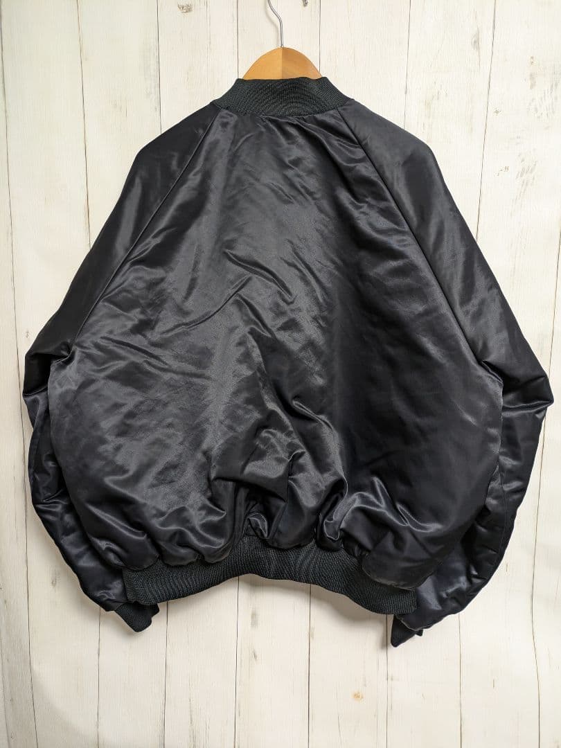 90s USA製 King Louie UAW スタジャン XL ブラック f2