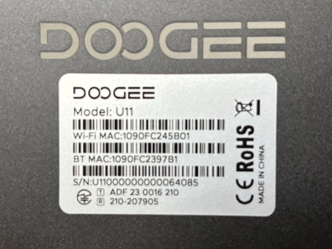 き*ぅ様 Android タブレット DOOGEE U11 128GB 16GB