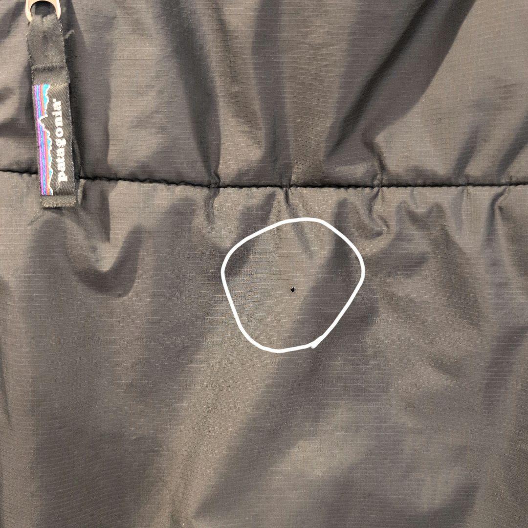 Patagonia パフボールハーフジップベスト Lサイズ ブラック/ブルー