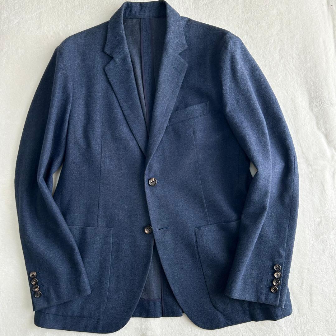 美品 パパス ロロピアーナ ウール テーラードジャケット M 日本製 現行メンズ