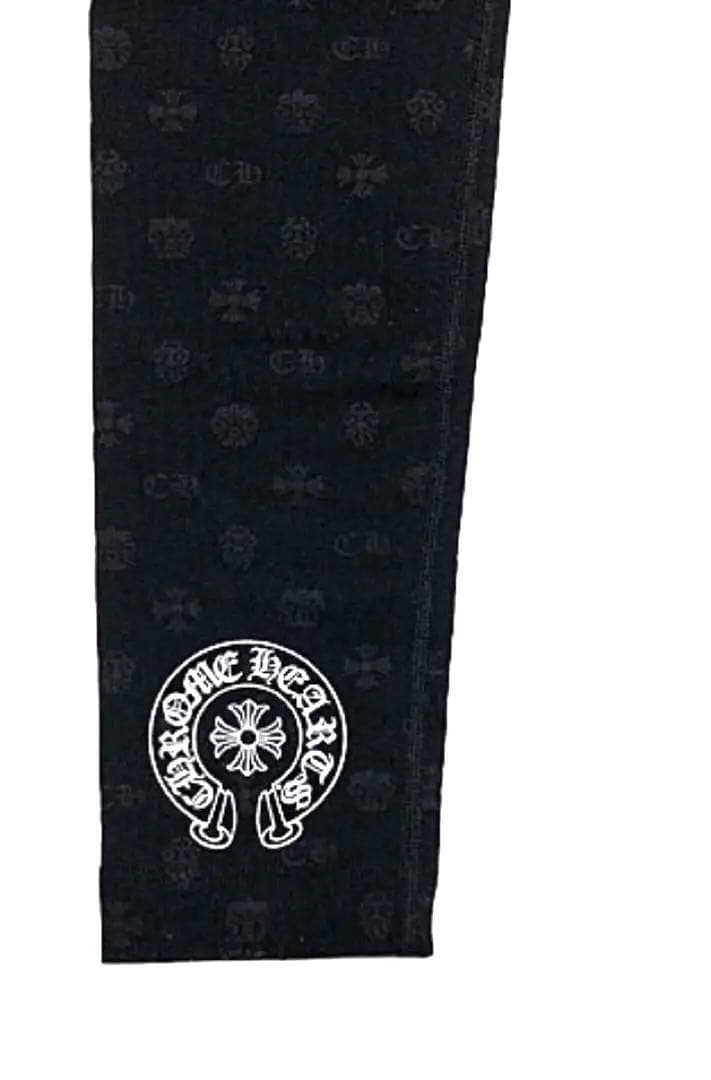 Chrome Hearts Leggings Logo×Black Msize
