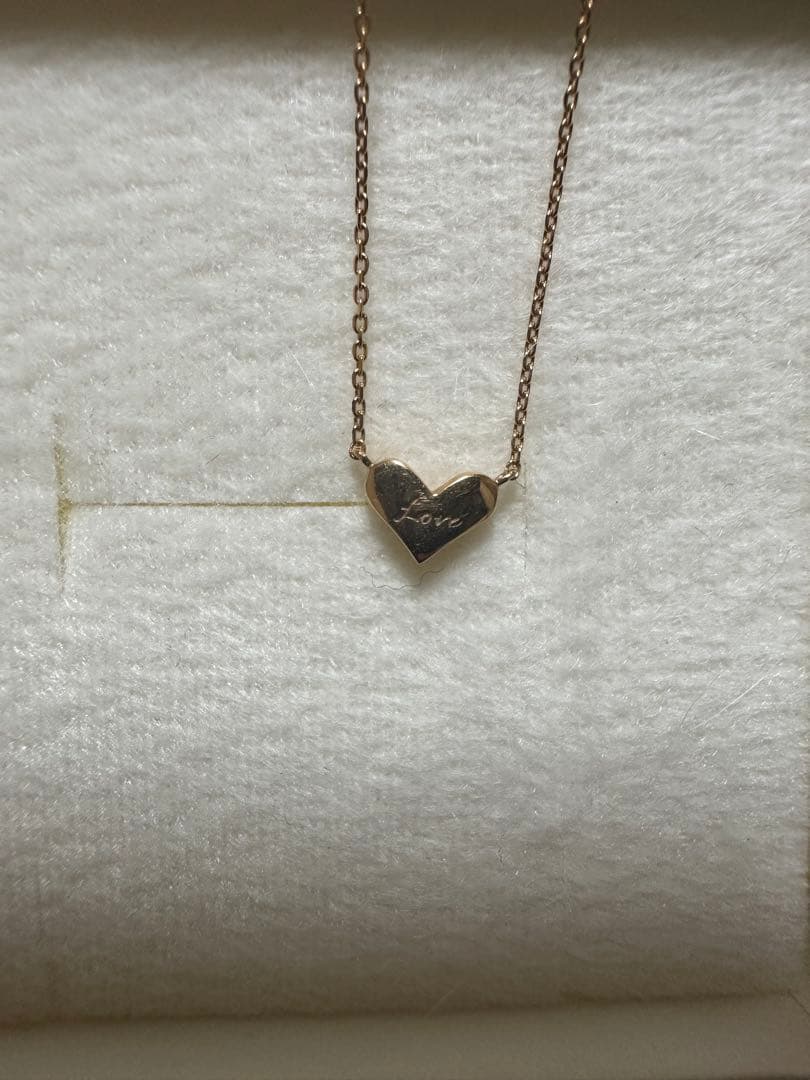 TAKE-UP ダイヤ　地金　リバーシブル　ネックレス　k18PG