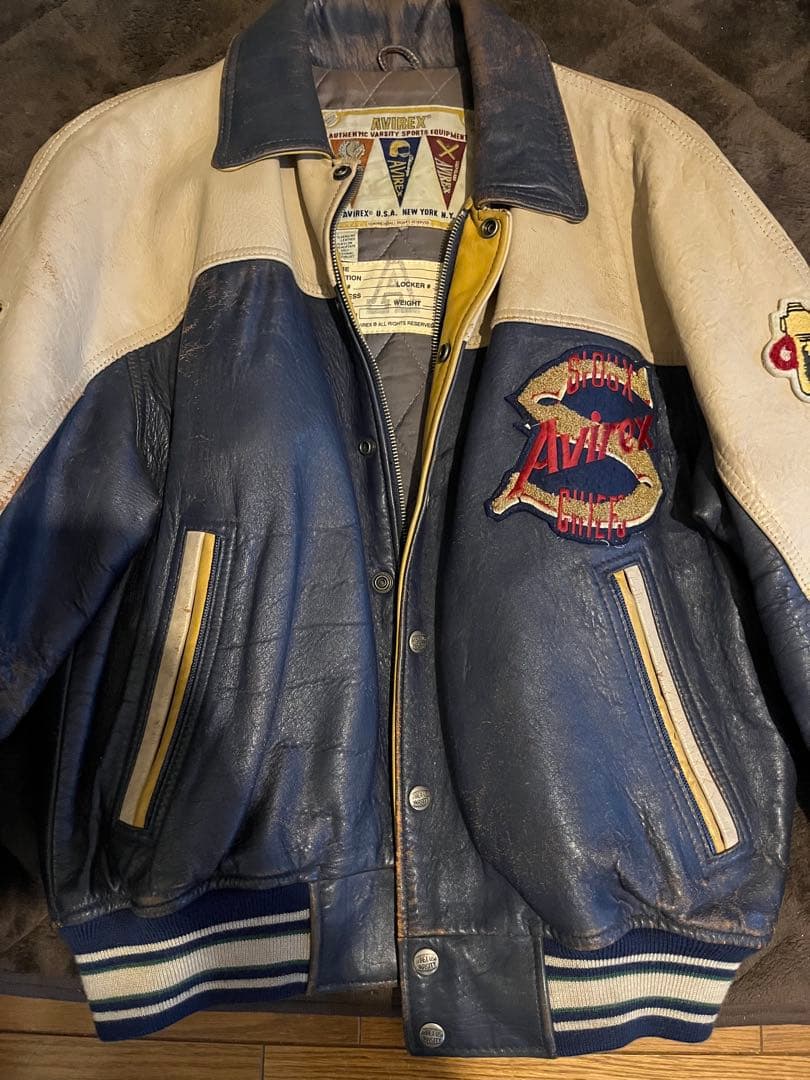 AVIREX avirex スタジャン　レザー