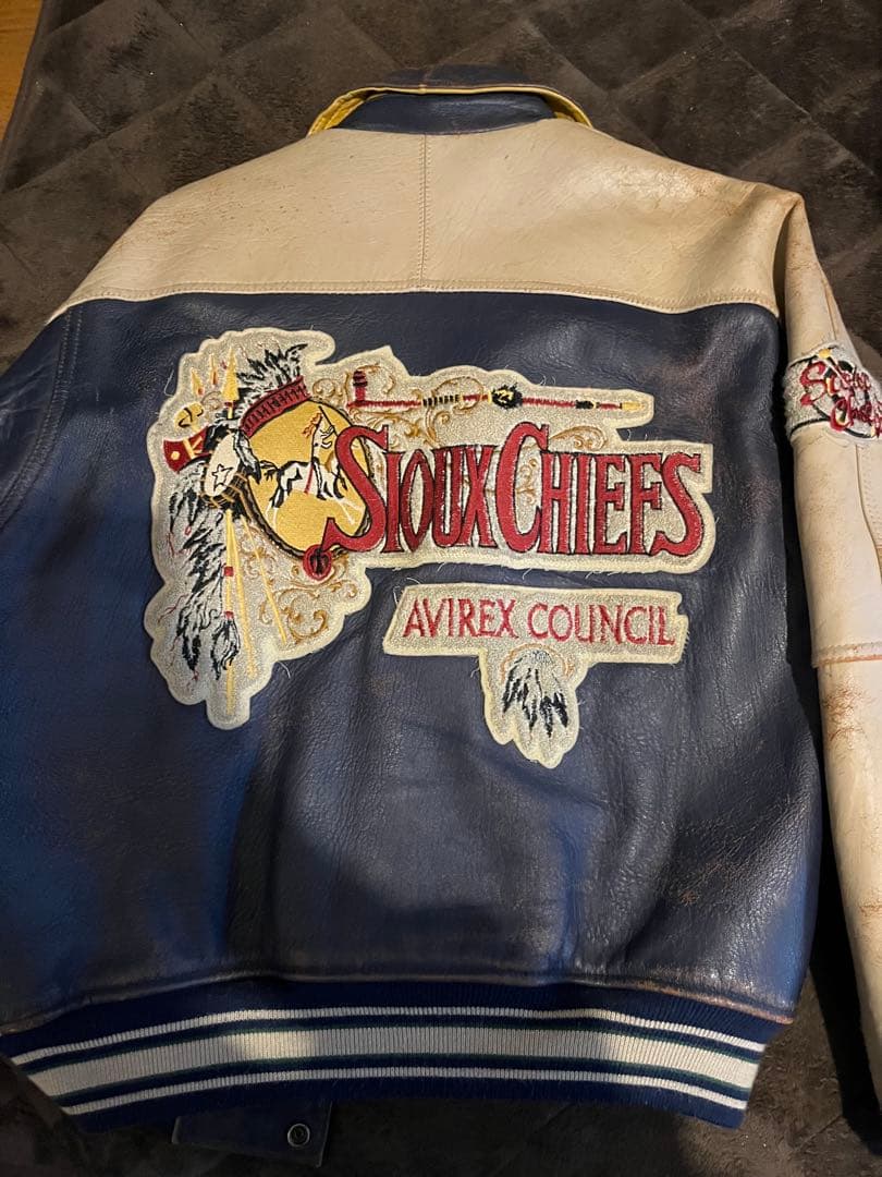 AVIREX avirex スタジャン　レザー