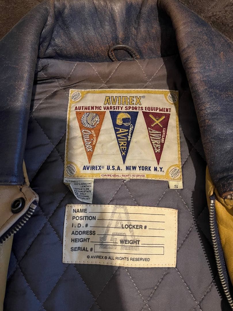 AVIREX avirex スタジャン　レザー
