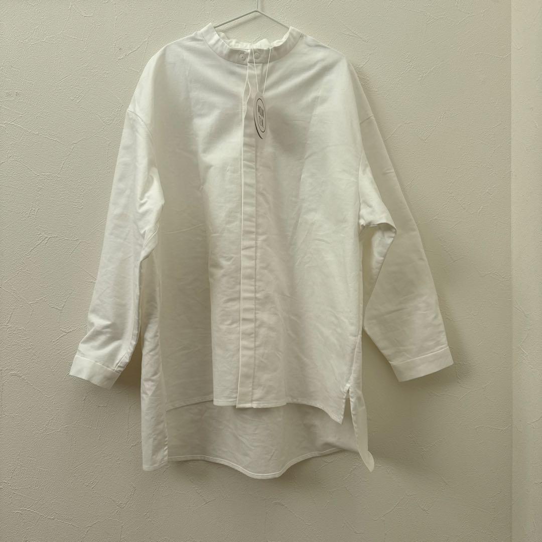 新品2025SS MOUN TEN. ホワイト 長袖シャツ キッズ 140