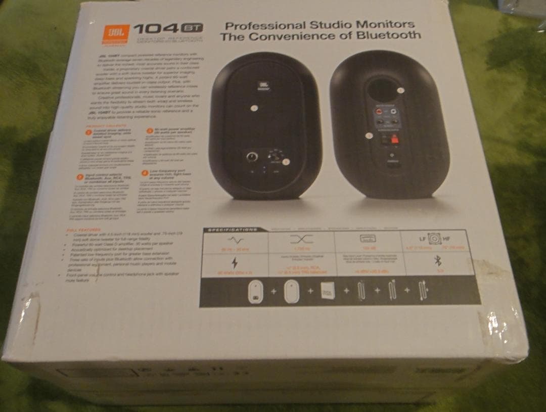 JBL 104BT Bluetooth スタジオモニター　「ほぼ新品」