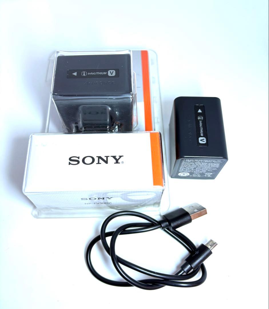 SONY FDR-AX45 予備バッテリー（新品）付き