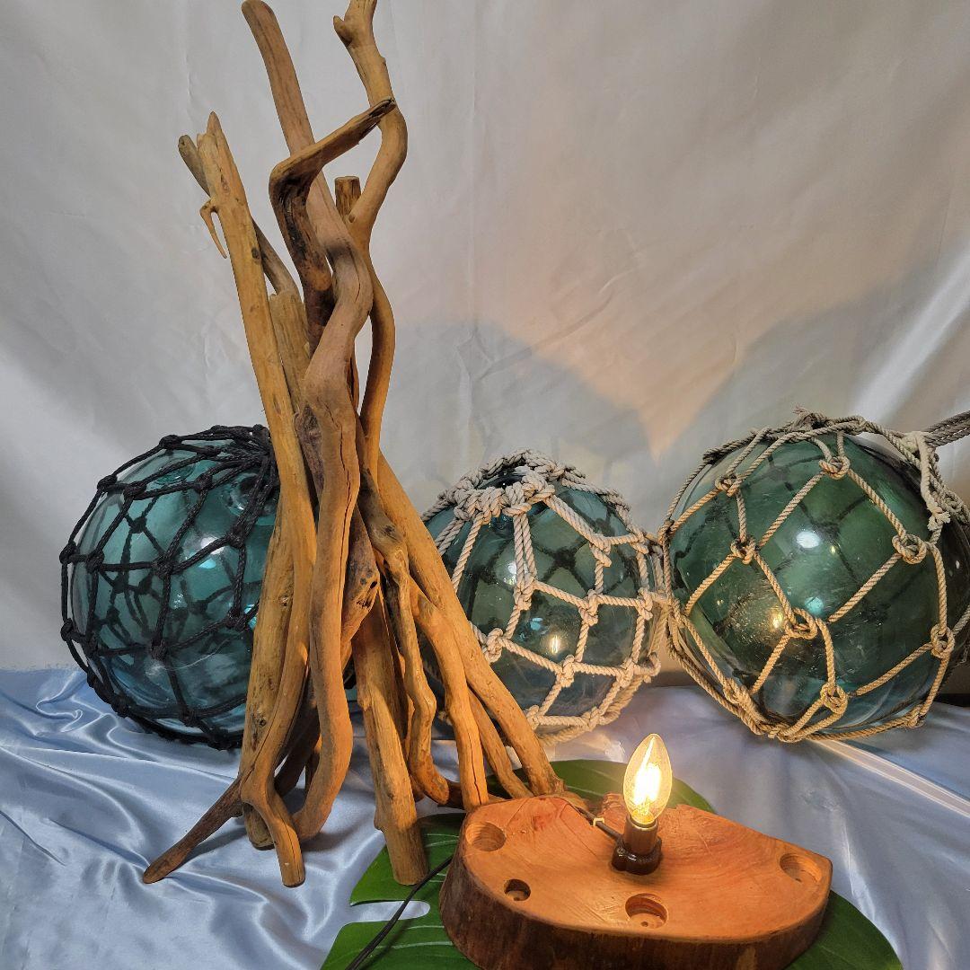 流木ランプ　流木照明　流木インテリア　行灯　オブジェ　ハンドメイド