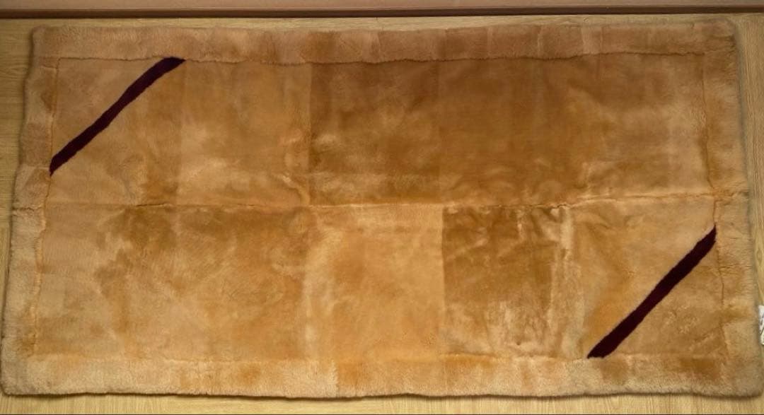 ムートンシーツ　シングル　ベージュ