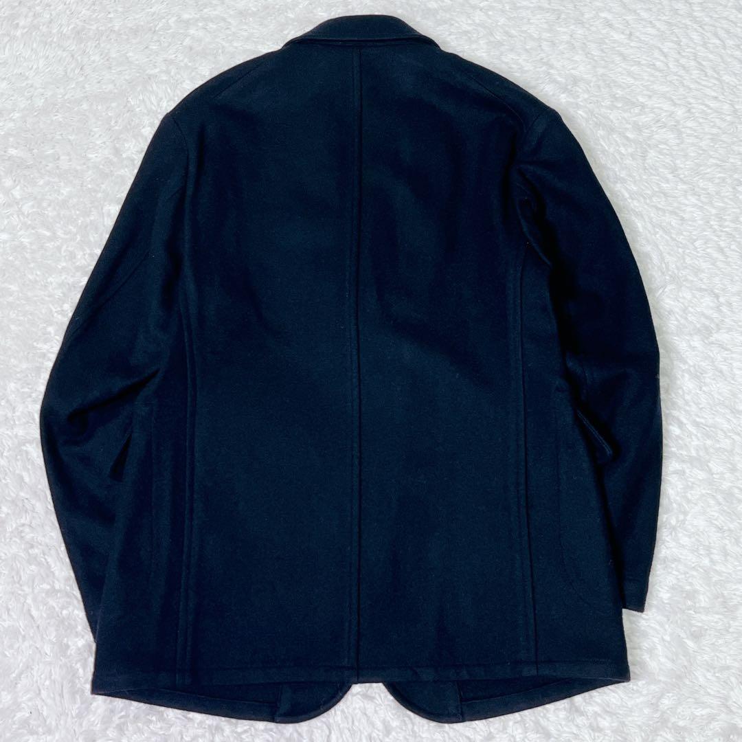 D.C.WHITE 紺ブレ 金ボタン テーラード 段返り3B ウール ブレザー