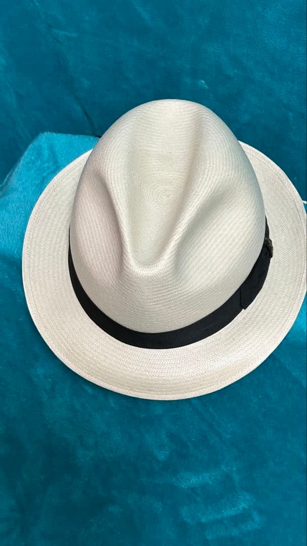 ち*ょ様 Borsalino [天然草☆本パナマ] 中折れパナマハツト