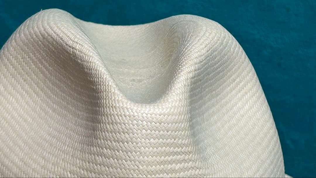 ち*ょ様 Borsalino [天然草☆本パナマ] 中折れパナマハツト