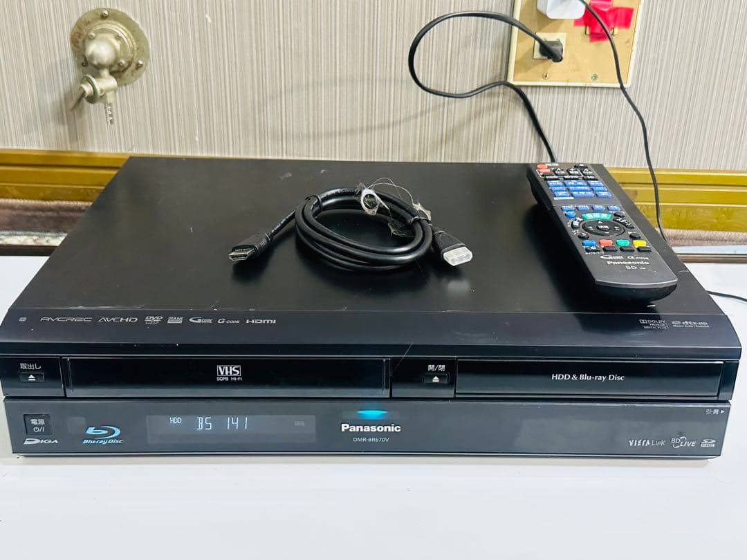 Panasonic HDD & Blu-ray レコーダーDMR BR670V