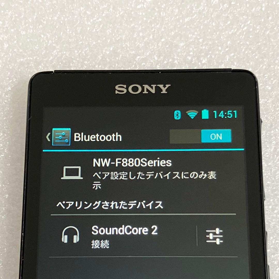 【バッテリー良好】　ソニー ウォークマン　NW-F887 64GB ブラック