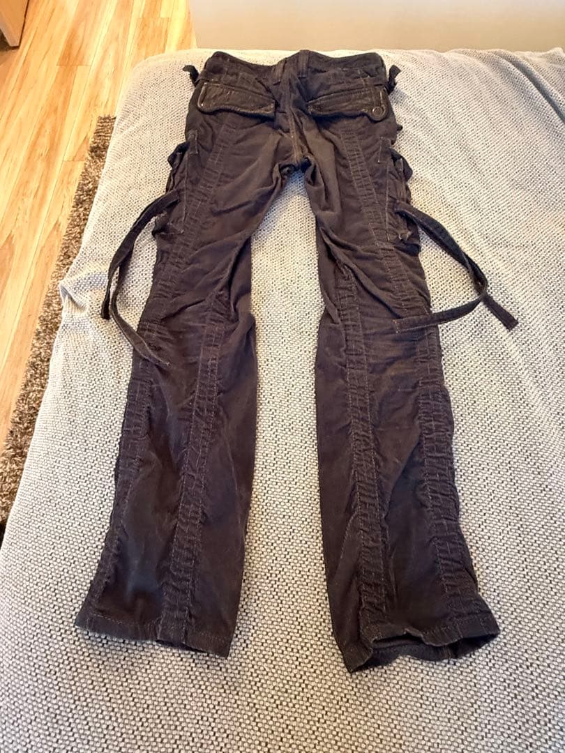 d*3様 チェリーサンバースト　ブラックコーデュロイパンツ