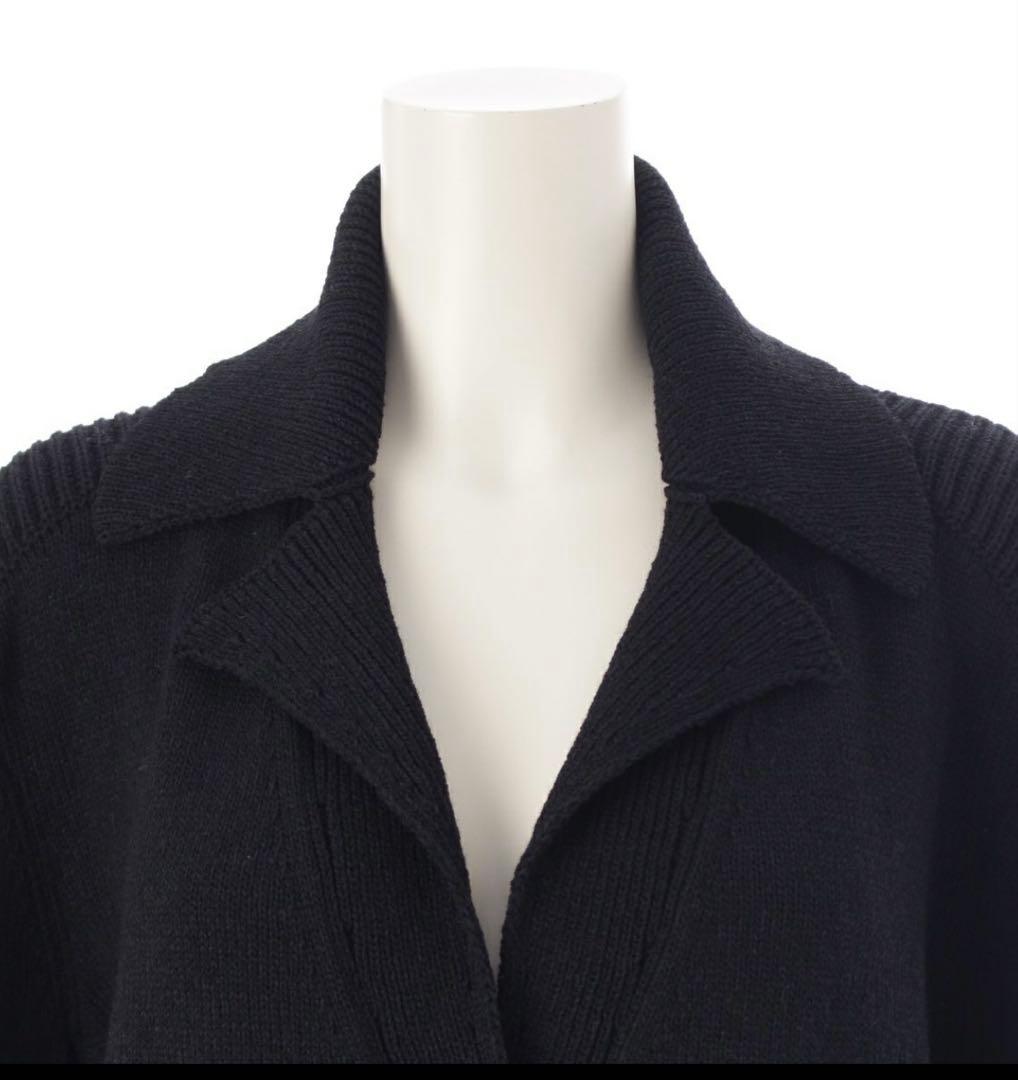 CHANEL シャネル ニットカーディガン ジャケット ネイビー サイズ38