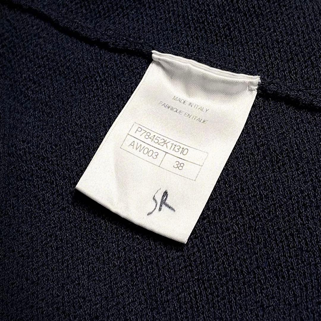 CHANEL シャネル ニットカーディガン ジャケット ネイビー サイズ38