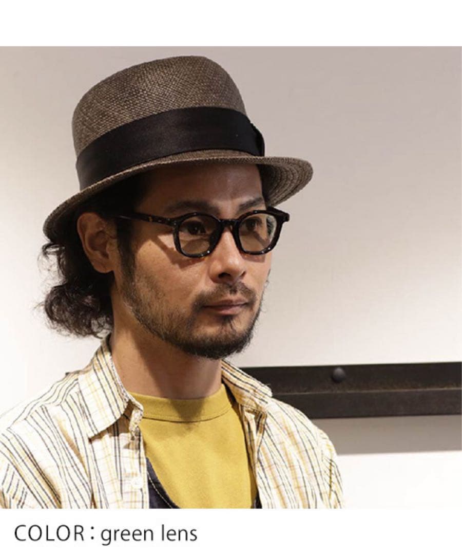 ギュパール guepard gp-13/wウィスキー　グリーンレンズ