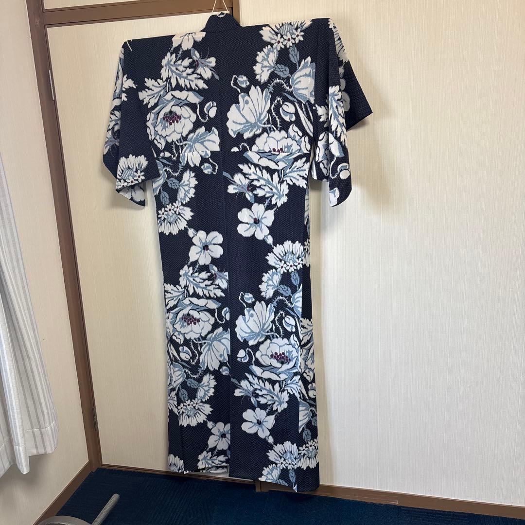 美品　撫松庵　浴衣 セオアルファ 単着物　身丈163cm Mサイズ