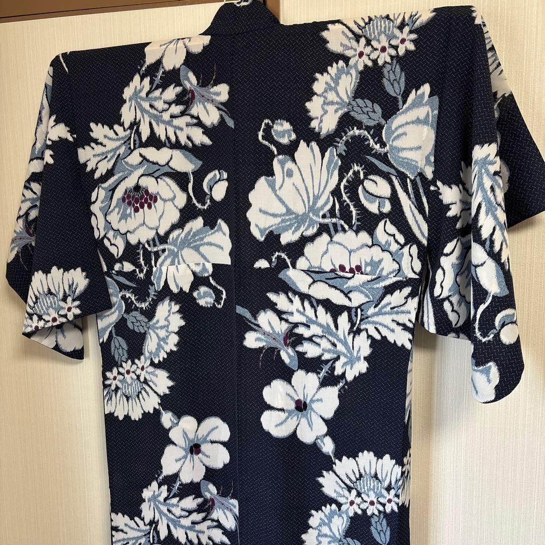 美品　撫松庵　浴衣 セオアルファ 単着物　身丈163cm Mサイズ