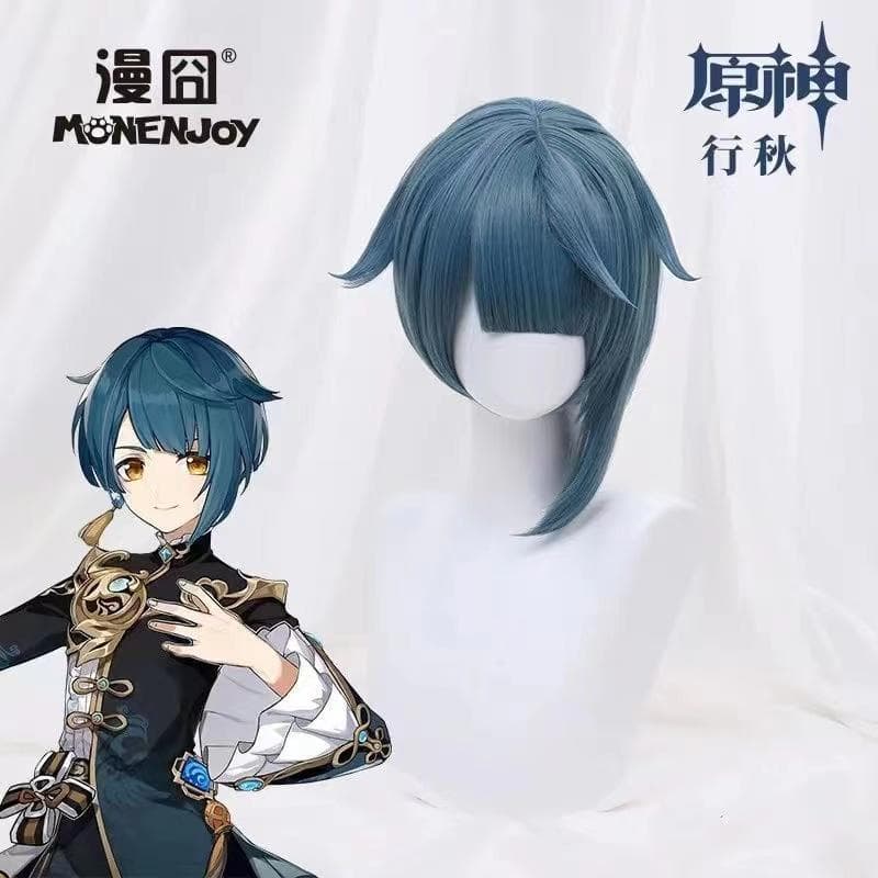 原神　行秋　Lサイズ　コスプレ　衣装　ウィッグ