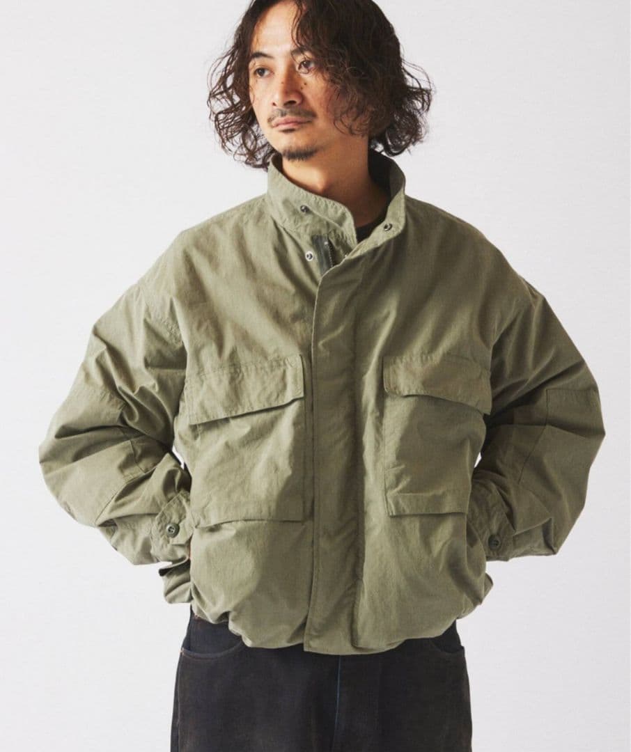 ☆【新品・完売品】relume 3WAYフェードBDUジャケット カーキ M☆