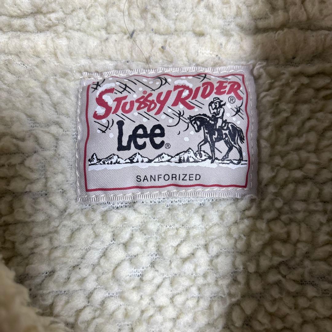 ステューシー×LEE ストーミーライダー　デニムボアジャケット　Mサイズ