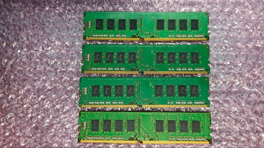 DDR4 8GBx4枚 32GB pc4-2133P 動作確認済み ⑤