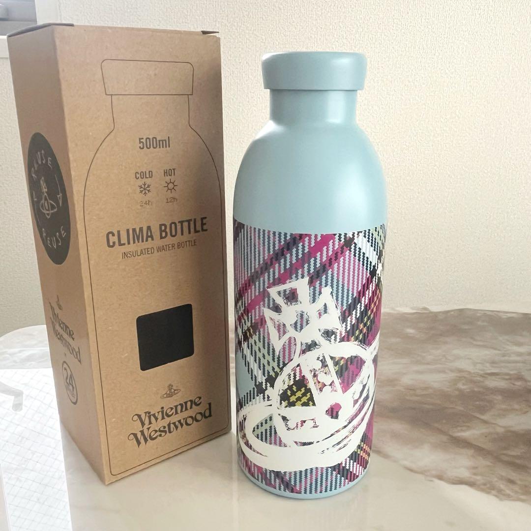 【新品】Vivienne Westwood オーブ チェック柄 タンブラー 水筒