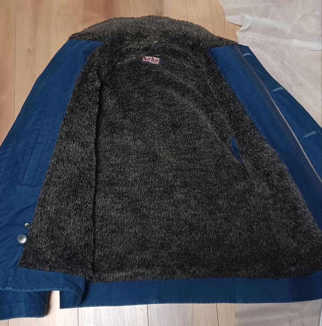 美品 ブルーブルー インディゴ ジャーマンクロス N-1 デッキ ジャケット M