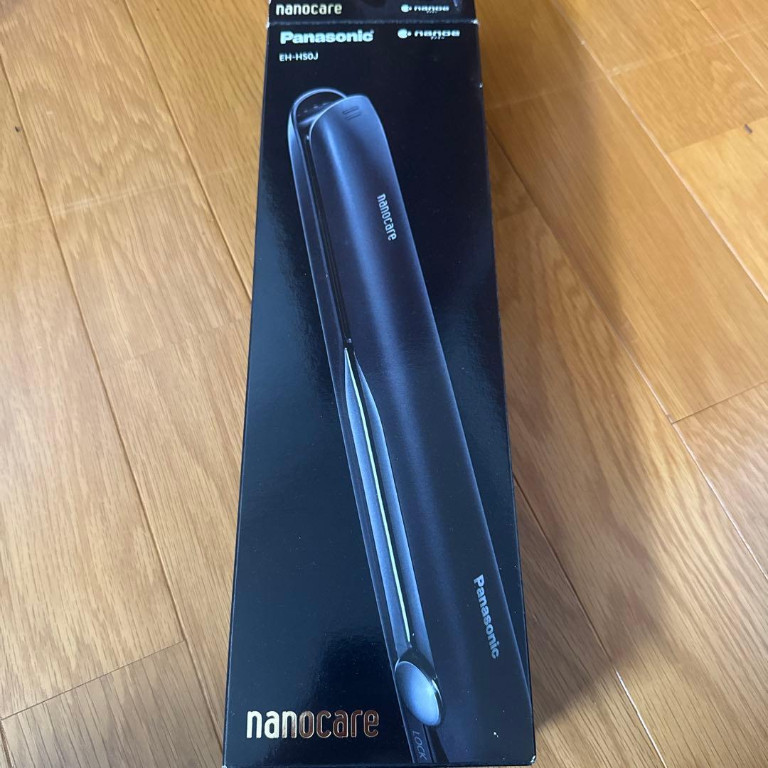 Panasonic ナノケア ストレートヘアアイロン EH-HS02 ブラック