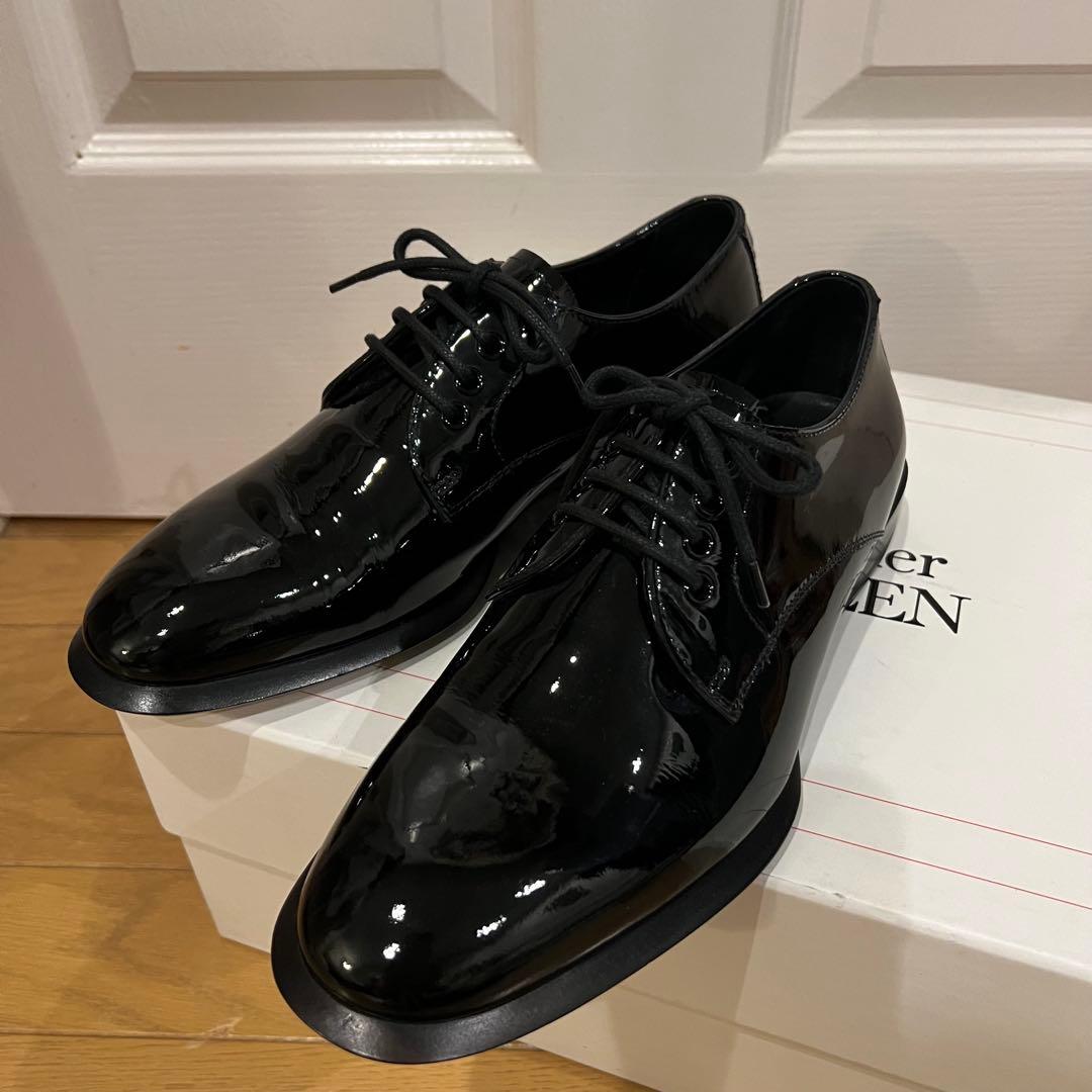 未使用　イタリア製　Alexander McQUEEN 超高級レザーシューズ