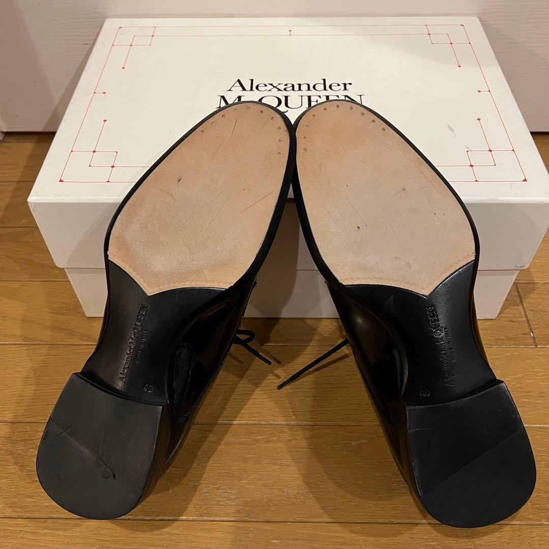 未使用　イタリア製　Alexander McQUEEN 超高級レザーシューズ