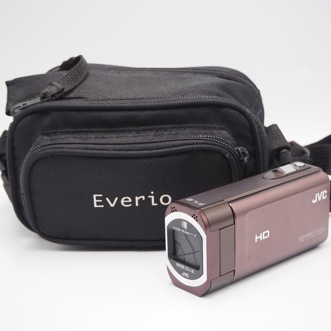 ビデオカメラ JVC GZ-V675 別売りケース、SDカード32GB付‼️