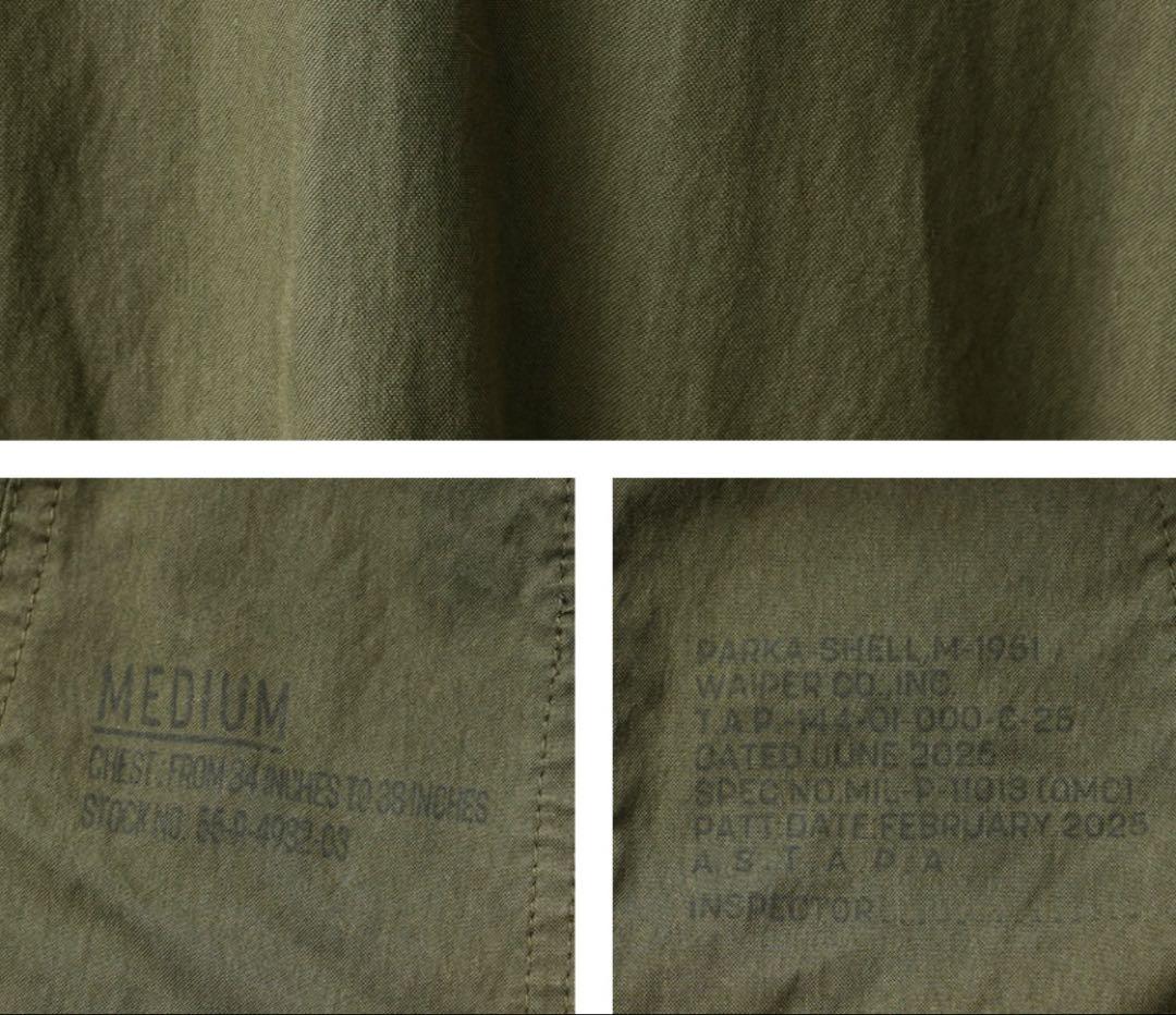 WAIPER米軍 M-51フィッシュテールパーカー モッズコートWP1109 L